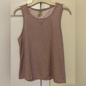 Harmony and Balance Blush Pink Tank with Open Back Detailing